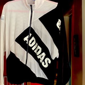 Adidas Women Mesh Track Jacket (white / black)